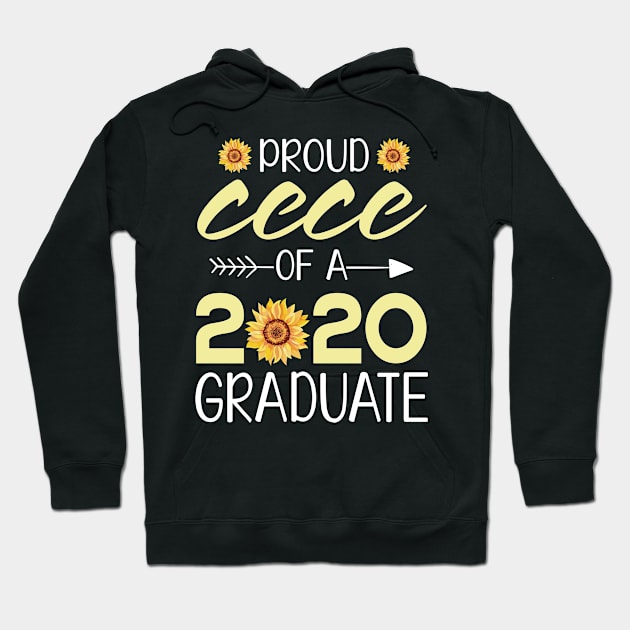 Sunflowers Proud Cece Of A 2020 Graduate Senior Student Happy Class Of School Last Day Of School Hoodie by bakhanh123